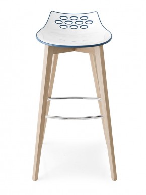Стул JAM W CB/1487, ash.P12 smoke/ P799-P12P WHITE/ GLOSSY SKY BLUE в Елабуге - elabuga.mebel24.online | фото