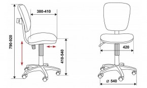 Стул компьютерный Бюрократ CH-204NX/26-28 черный в Елабуге - elabuga.mebel24.online | фото