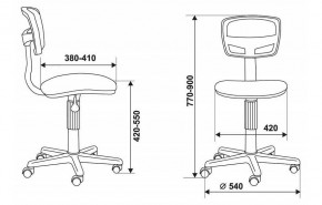 Стул компьютерный Бюрократ CH-299NX/15-21 черный в Елабуге - elabuga.mebel24.online | фото