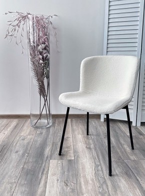 Стул RIYA UF992-01 Белый, teddy / черный каркас М-City в Елабуге - elabuga.mebel24.online | фото 3