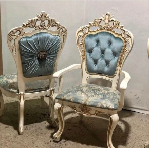 Стул Роза с каретной стяжкой и подлокотниками в Елабуге - elabuga.mebel24.online | фото