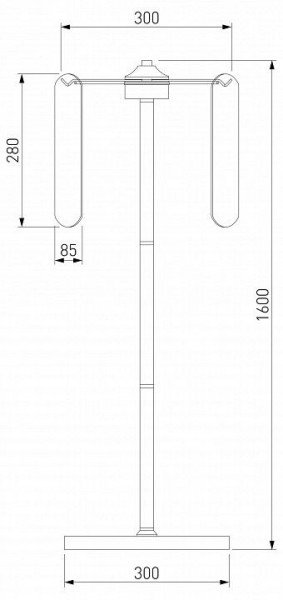 Торшер Eurosvet Claire 01171/3 золото в Елабуге - elabuga.mebel24.online | фото 3