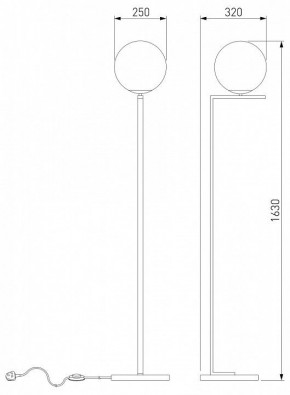 Торшер Eurosvet Shape 01214/1 хром в Елабуге - elabuga.mebel24.online | фото 3