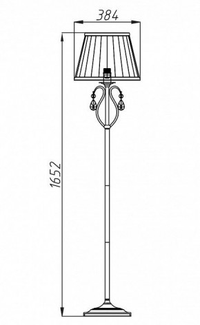 Торшер Maytoni Brionia ARM172-11-G в Елабуге - elabuga.mebel24.online | фото 2