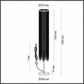Торшер Odeon Light Chokka 5028/3F в Елабуге - elabuga.mebel24.online | фото 4