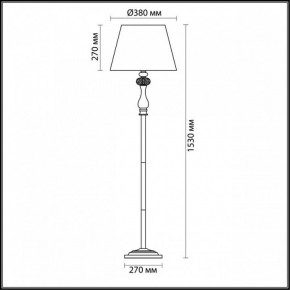 Торшер Odeon Light Gaellori 3393/1F в Елабуге - elabuga.mebel24.online | фото 3