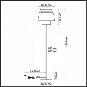 Торшер Odeon Light Kressa 4992/1F в Елабуге - elabuga.mebel24.online | фото 4