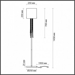 Торшер Odeon Light Nicole 4886/1F в Елабуге - elabuga.mebel24.online | фото 4