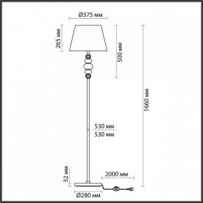 Торшер Odeon Light Sochi 4896/1F в Елабуге - elabuga.mebel24.online | фото 4
