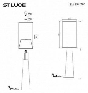 Торшер ST-Luce Jackie SL1354.705.01 в Елабуге - elabuga.mebel24.online | фото 5