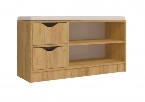 Тумба для обуви Ларедо-1 (дуб крафт золотой) в Елабуге - elabuga.mebel24.online | фото