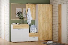Тумба для обуви НМ 013.24 "Санти" (Белый/Крафт Золотой) в Елабуге - elabuga.mebel24.online | фото 3