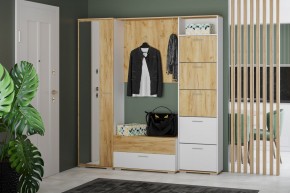 Тумба для обуви НМ 013.25 "Санти" (Белый/Крафт Золотой) в Елабуге - elabuga.mebel24.online | фото 3