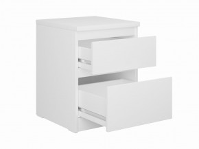 Тумба КАСТОР малая с двумя ящиками, цвет белый в Елабуге - elabuga.mebel24.online | фото 2