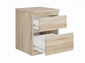 Тумба КАСТОР малая с двумя ящиками, цвет Дуб Сонома в Елабуге - elabuga.mebel24.online | фото 2