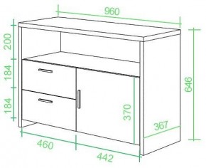 Тумба комбинированная Домино Lite ТБЛ в Елабуге - elabuga.mebel24.online | фото 2