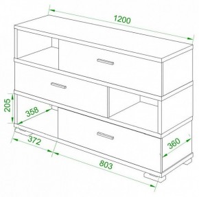 Тумба комбинированная Домино СБ-40/3-ПВК в Елабуге - elabuga.mebel24.online | фото 2