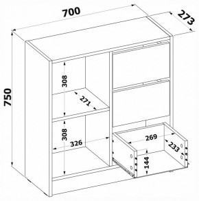 Тумба комбинированная Т-1 в Елабуге - elabuga.mebel24.online | фото 4