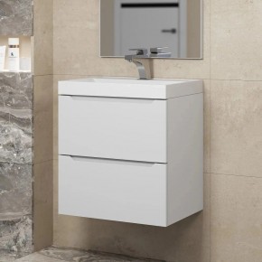 Тумба под раковину Uperwood Tanos 50 см, подвесная, белая матовая в Елабуге - elabuga.mebel24.online | фото 1