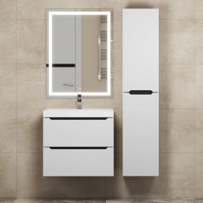 Тумба под раковину Uperwood Tanos 60 см, подвесная, белая/графит в Елабуге - elabuga.mebel24.online | фото 13