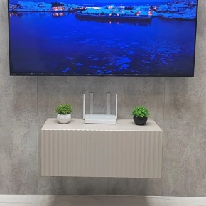 Тумба подвесная под ТВ LINES MTV1-MA 750 Бежевый (Леда-М 10.1.5) в Елабуге - elabuga.mebel24.online | фото 5