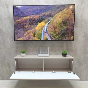 Тумба подвесная под ТВ LINES MTV4-MA 1150 Бежевый (Леда-М 10.1.5) в Елабуге - elabuga.mebel24.online | фото 3