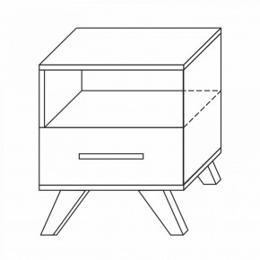 Тумба прикроватная Вега Скандинавия в Елабуге - elabuga.mebel24.online | фото 7