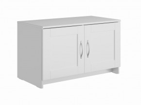 Тумба СИРИУС двухдверная низкая, цвет белый в Елабуге - elabuga.mebel24.online | фото