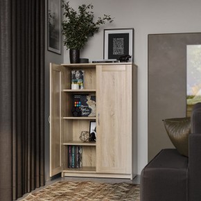 Тумба СИРИУС двухдверная высокая, цвет Дуб Сонома в Елабуге - elabuga.mebel24.online | фото 4