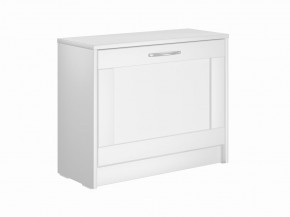 Тумба СИРИУС с откидной полкой для обуви, цвет белый в Елабуге - elabuga.mebel24.online | фото