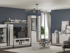 МАГНОЛИЯ Тумба ТВ (Белый глянец/Белый) в Елабуге - elabuga.mebel24.online | фото 3