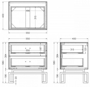 Тумбочка KFG085-NI в Елабуге - elabuga.mebel24.online | фото 5