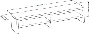 ТВ-тумба Энкель ТВ16, тамбурат, цвет белый в Елабуге - elabuga.mebel24.online | фото 3