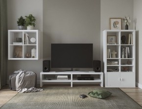 ТВ-тумба Энкель ТВ16, тамбурат, цвет белый в Елабуге - elabuga.mebel24.online | фото 4