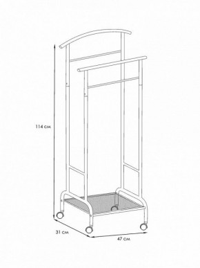 Вешалка для костюма Римини 2М в Елабуге - elabuga.mebel24.online | фото 4