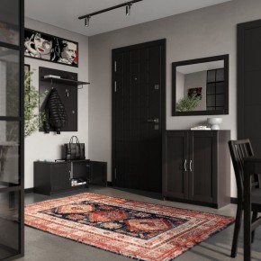 Вешалка СИРИУС настенная с полкой, цвет Дуб Венге в Елабуге - elabuga.mebel24.online | фото 4