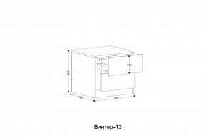 ВИНТЕР - 13 Тумба прикроватная в Елабуге - elabuga.mebel24.online | фото 2