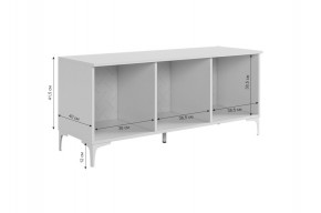 ЗЕФИР Гостиная К1 (белое дерево/белый муар) в Елабуге - elabuga.mebel24.online | фото 4