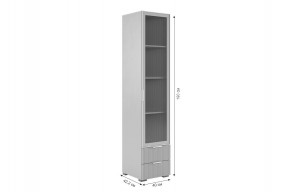 ЗЕФИР Гостиная К1 (белое дерево/белый муар) в Елабуге - elabuga.mebel24.online | фото 5