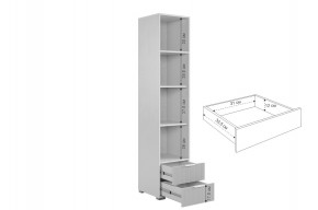 ЗЕФИР Гостиная К1 (белое дерево/белый муар) в Елабуге - elabuga.mebel24.online | фото 6